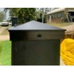 100mm Aluminium Posts - Heavy Duty 100 x 100 x 3.5mm - Full Length 5.4m BLACK or WHITE or MONUMENT 100x100