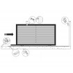 Sliding Gate - Horizontal Composite T&G Boards Made to Measure from Slats - SQM PRICE Guide