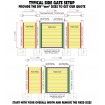 Swing Gate - Horizontal Composite T&G Boards Made to Measure from Slats - SQM PRICE Guide
