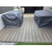 138mm Honorwood SOLID COMPOSITE DECKING  - SHADOW GREY  - Per Lineal Metre