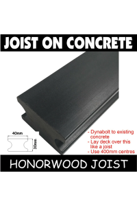 Composite Joist Decking Joists for concrete 40mmW x 30mmH **3m length