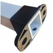 30x30 Hanger Brackets suitable for 30mm Joist Box Tube White or Black - EACH