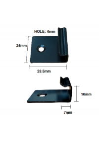 Decking Starter Clip - 50 Pack - Stainless then Powder Coated Black